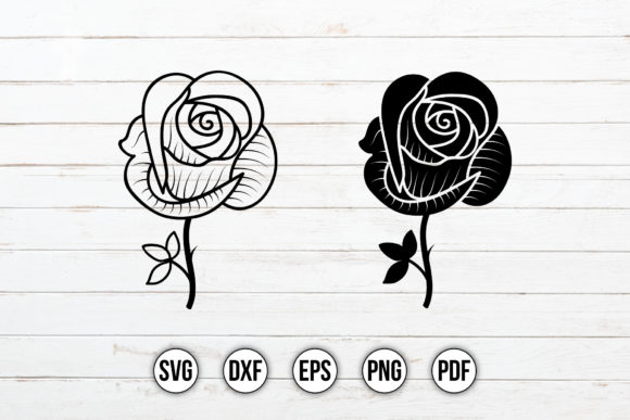 Floral SVG, Rose, Flower SVG