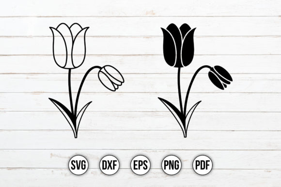 Flower SVG, Tulip, Floral SVG
