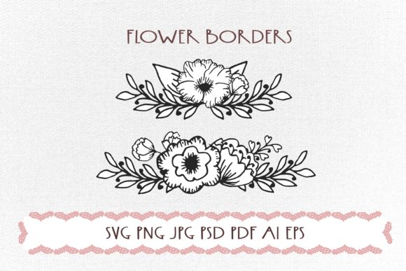 Flowers SVG Borders Floral SVG