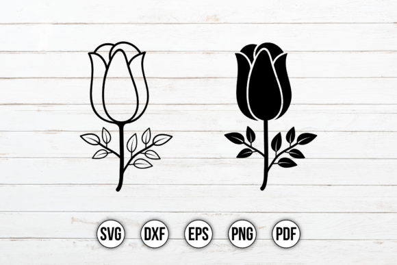 Rose, Flower SVG, Floral SVG