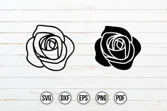 Rose SVG, Flower SVG, Floral Elements