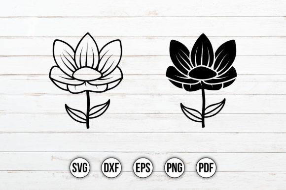 Wildflower, Flower SVG, Floral Clipart